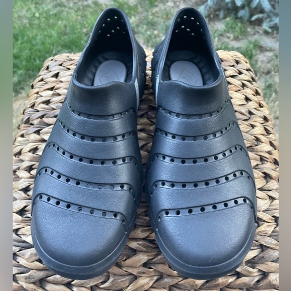 Sperry Top Sider Black Water Strider Athletic Rubber Boat / Work shoe. M7 - W8 - Picture 2 of 8